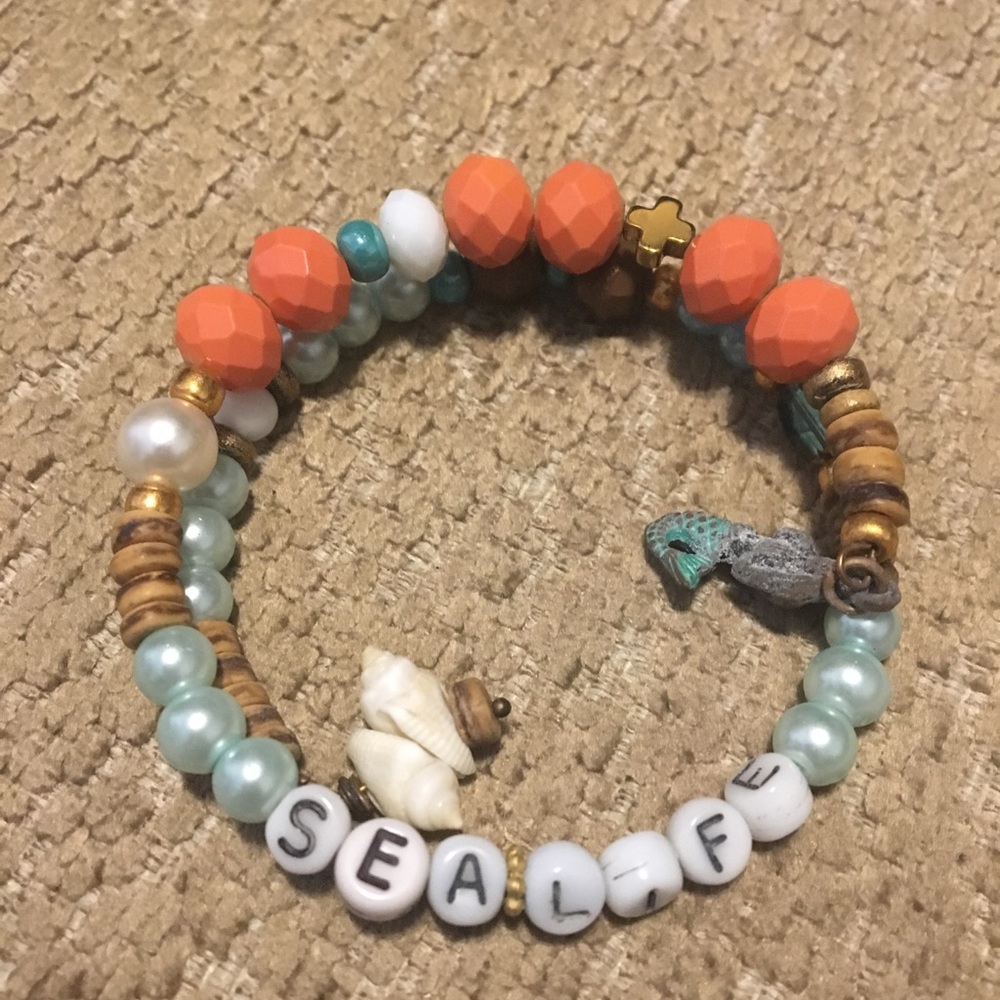 Handmade wrap beachy Bracelet